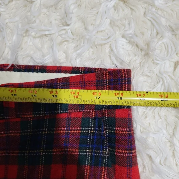 Pendleton Red and Black Dress Pants with Straight Leg Cut